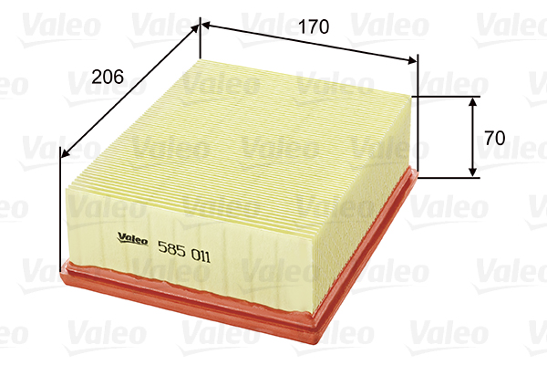 Filtru aer 585011 VALEO