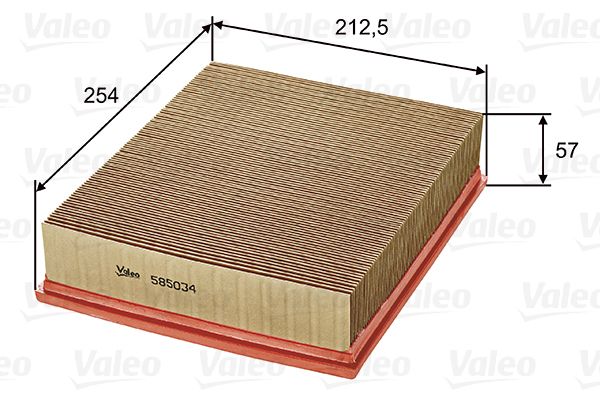 Filtru aer 585034 VALEO