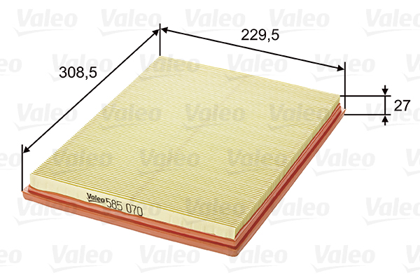 Filtru aer 585070 VALEO