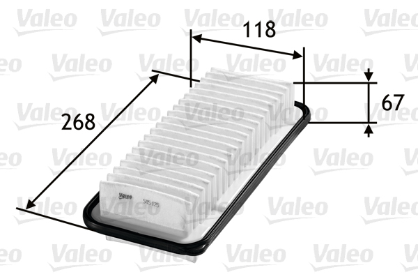 Filtru aer 585125 VALEO