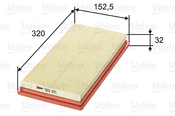 Filtru aer 585155 VALEO