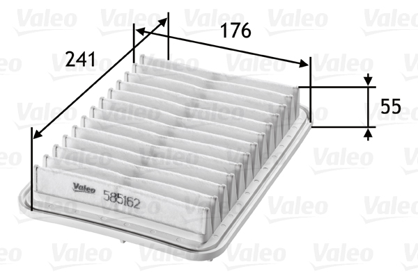 Filtru aer 585162 VALEO