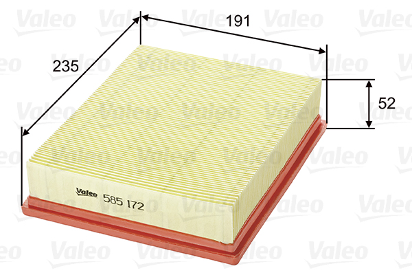 Filtru aer 585172 VALEO