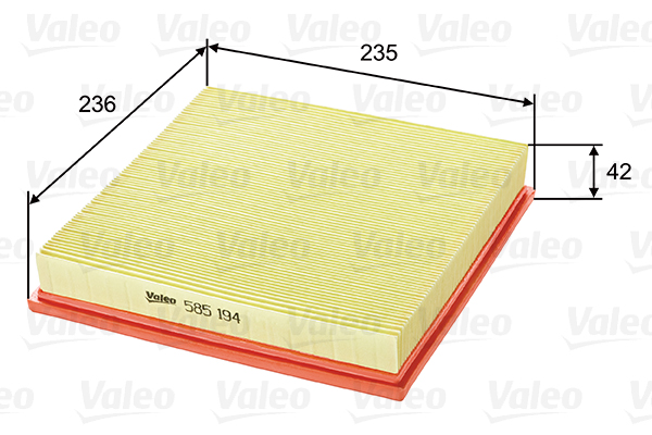 Filtru aer 585194 VALEO