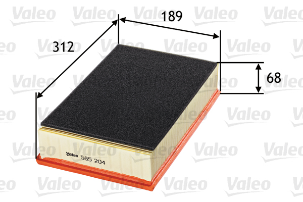 Filtru aer 585204 VALEO