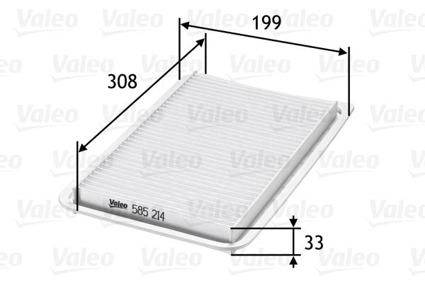 Filtru aer 585214 VALEO