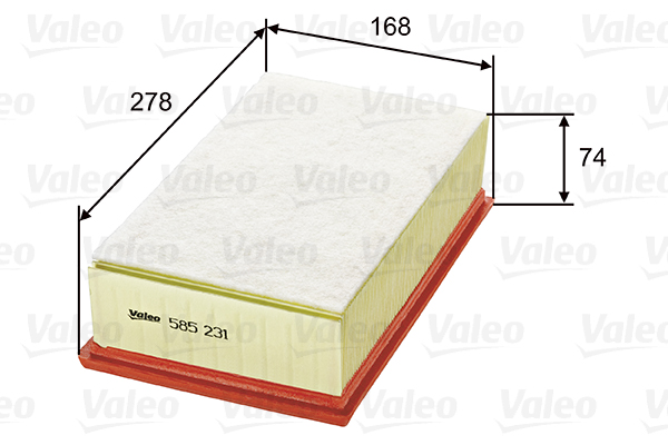 Filtru aer 585231 VALEO