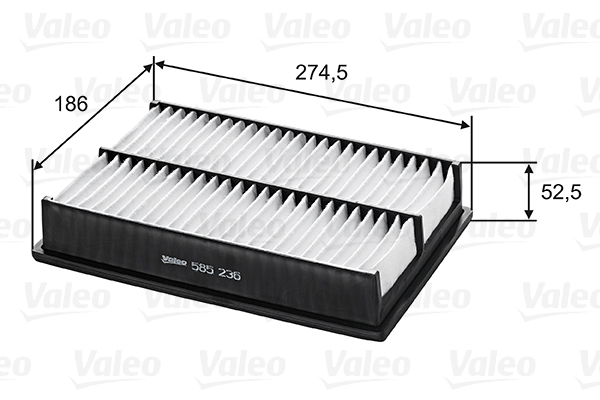 Filtru aer 585236 VALEO