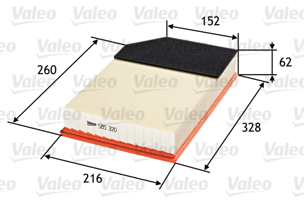 Filtru aer 585320 VALEO