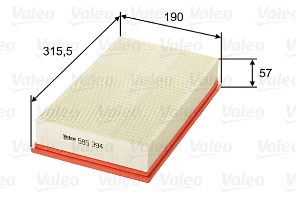 Filtru aer 585394 VALEO
