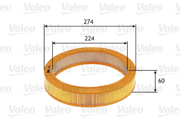 Filtru aer 585619 VALEO