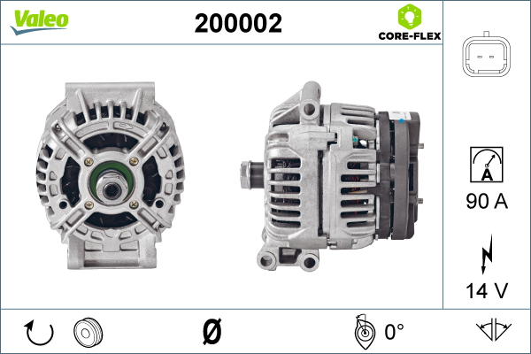 Generator / Alternator 200002 VALEO