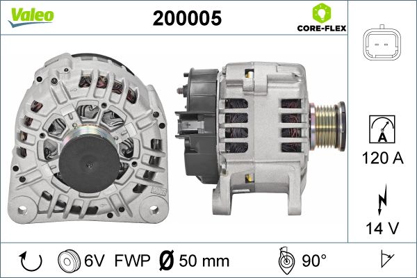 Generator / Alternator 200005 VALEO