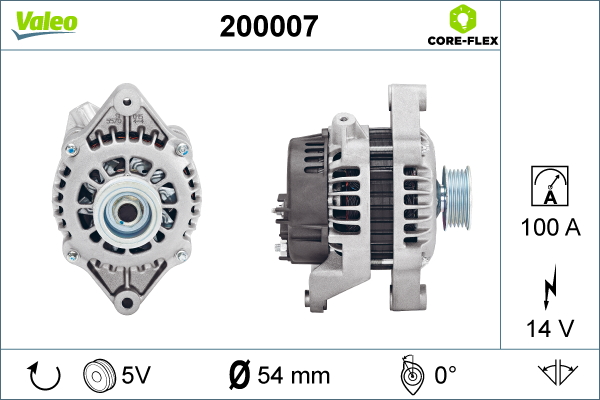 Generator / Alternator 200007 VALEO