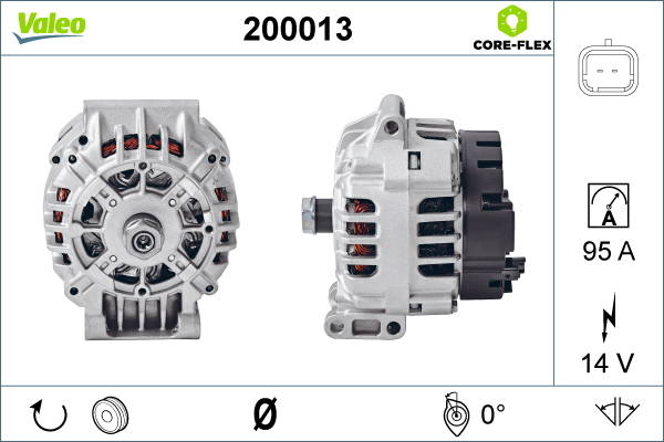 Generator / Alternator 200013 VALEO