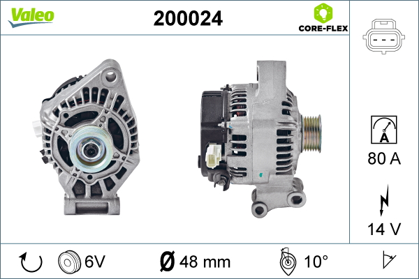 Generator / Alternator 200024 VALEO