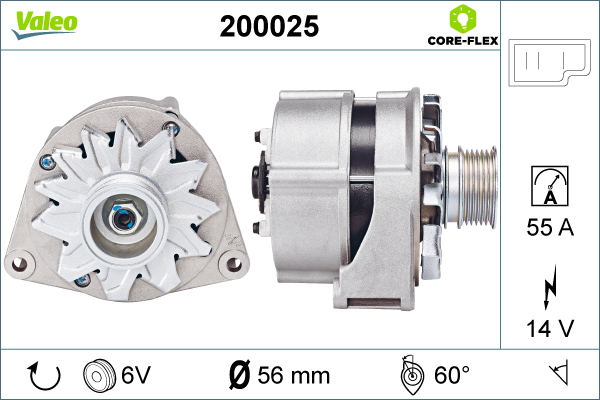 Generator / Alternator 200025 VALEO