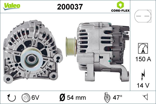 Generator / Alternator 200037 VALEO
