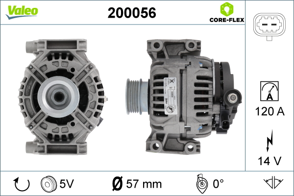 Generator / Alternator 200056 VALEO