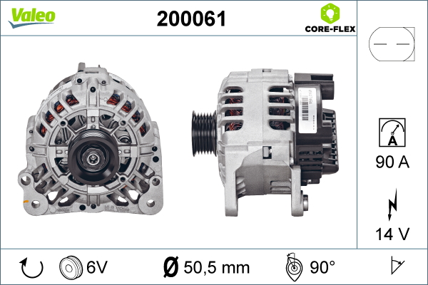 Generator / alternator 200061 VALEO