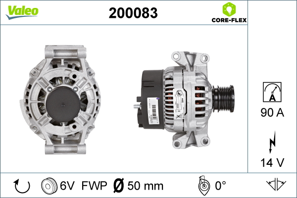 Generator / Alternator 200083 VALEO