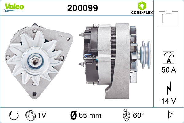 Generator / Alternator 200099 VALEO