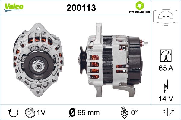 Generator / Alternator 200113 VALEO