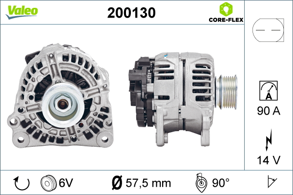 Generator / Alternator 200130 VALEO