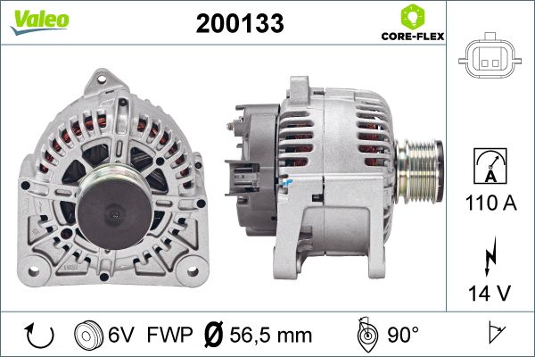 Generator / Alternator 200133 VALEO