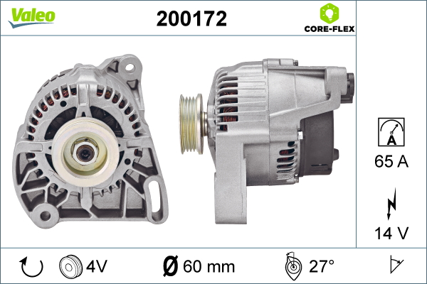 Generator / Alternator 200172 VALEO