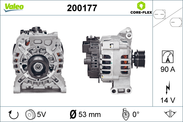 Generator / alternator 200177 VALEO