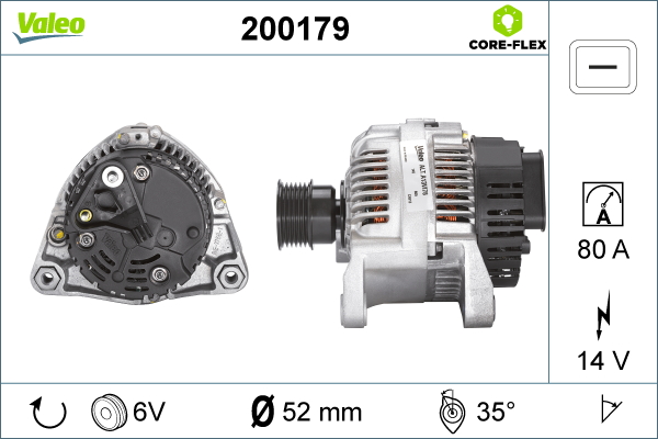 Generator / alternator 200179 VALEO