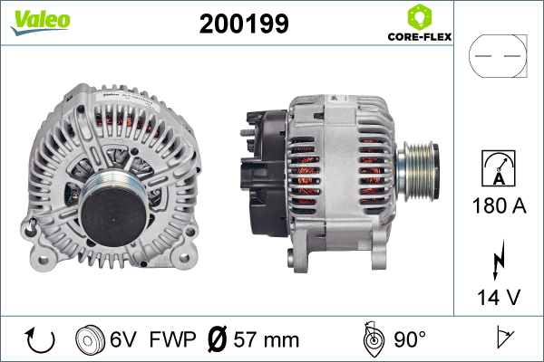 Generator / alternator 200199 VALEO