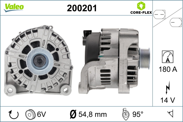 Generator / alternator 200201 VALEO