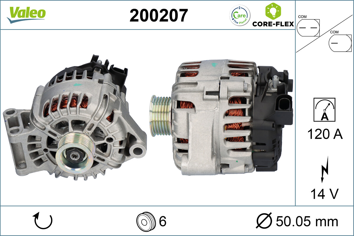 Generator / alternator 200207 VALEO