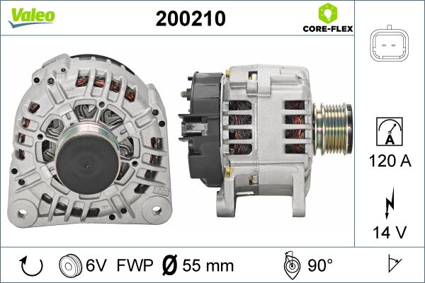 Generator / Alternator 200210 VALEO