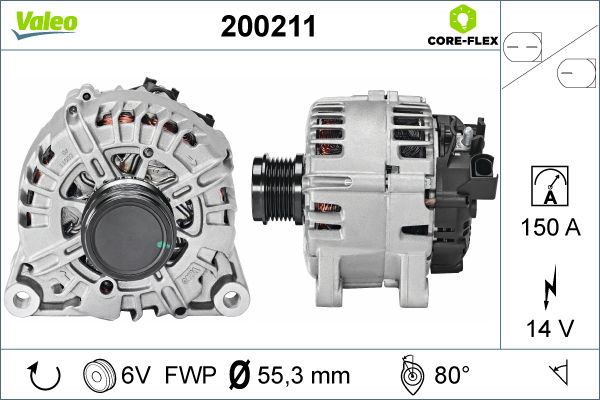 Generator / Alternator 200211 VALEO
