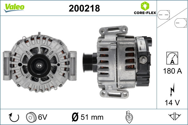 Generator / alternator 200218 VALEO