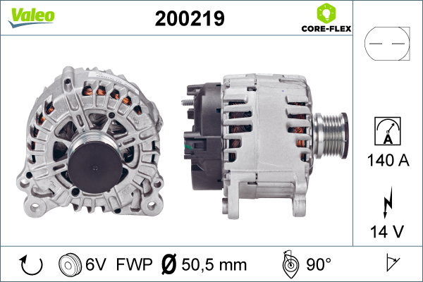 Generator / Alternator 200219 VALEO