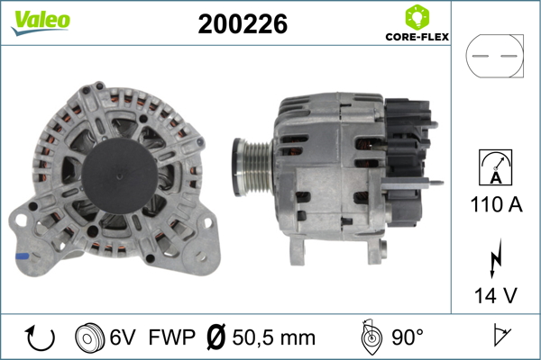 Generator / alternator 200226 VALEO
