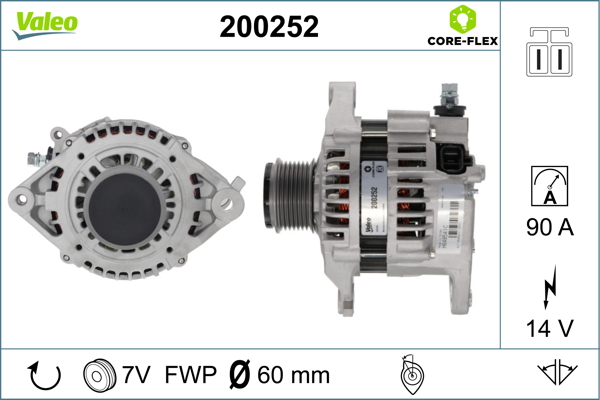 Generator / Alternator 200252 VALEO