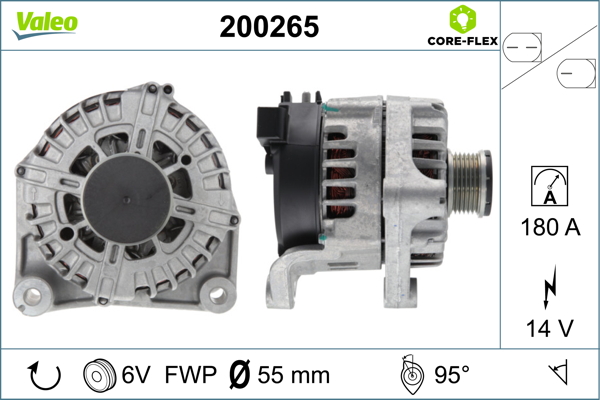 Generator / alternator 200265 VALEO
