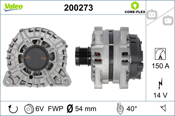 Generator / alternator 200273 VALEO
