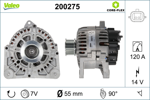 Generator / Alternator 200275 VALEO