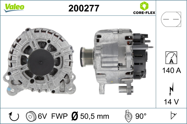 Generator / alternator 200277 VALEO