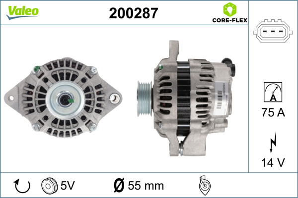 Generator / Alternator 200287 VALEO