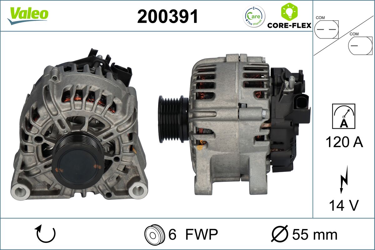 Generator / Alternator 200391 VALEO