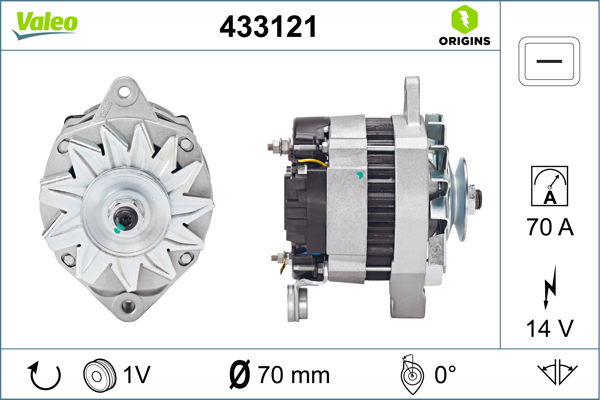 Generator / Alternator 433121 VALEO