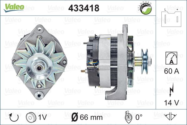 Generator / Alternator 433418 VALEO