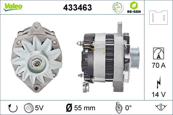 Generator / Alternator 433463 VALEO